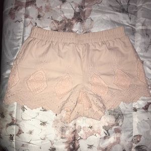 Light pink shorts